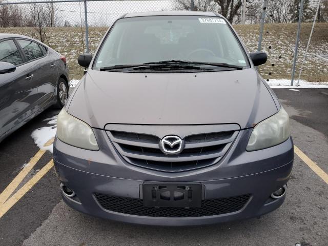 JM3LW28A060564719 - 2006 MAZDA MPV WAGON GRAY photo 5