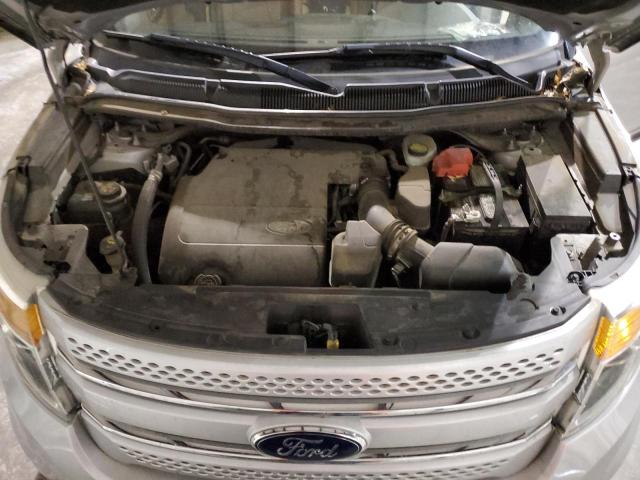 1FM5K7F89FGA64796 - 2015 FORD EXPLORER LIMITED SILVER photo 12