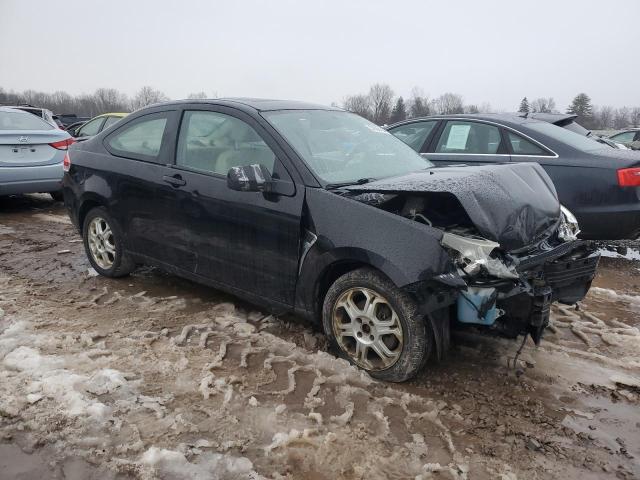 1FAHP33N78W105785 - 2008 FORD FOCUS SE BLACK photo 4