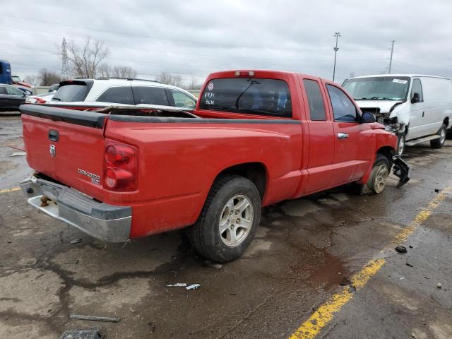 1D7HW42N35S163678 - 2005 DODGE DAKOTA SLT RED photo 3