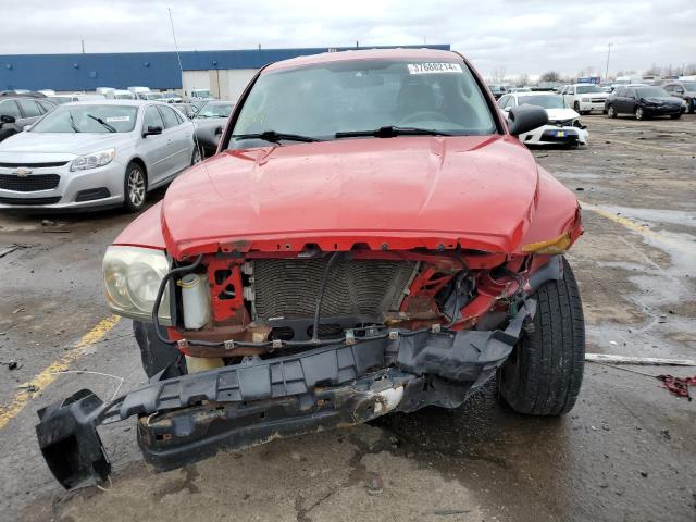 1D7HW42N35S163678 - 2005 DODGE DAKOTA SLT RED photo 5