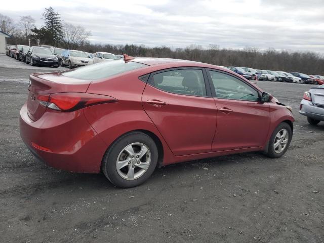 5NPDH4AE2EH534851 - 2014 HYUNDAI ELANTRA SE RED photo 3