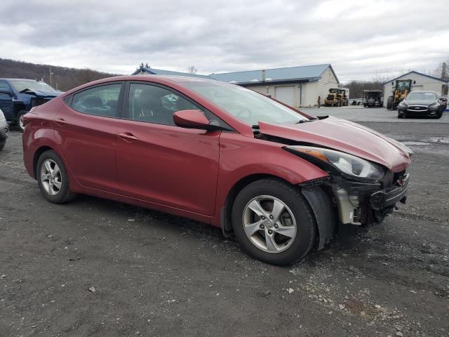 5NPDH4AE2EH534851 - 2014 HYUNDAI ELANTRA SE RED photo 4