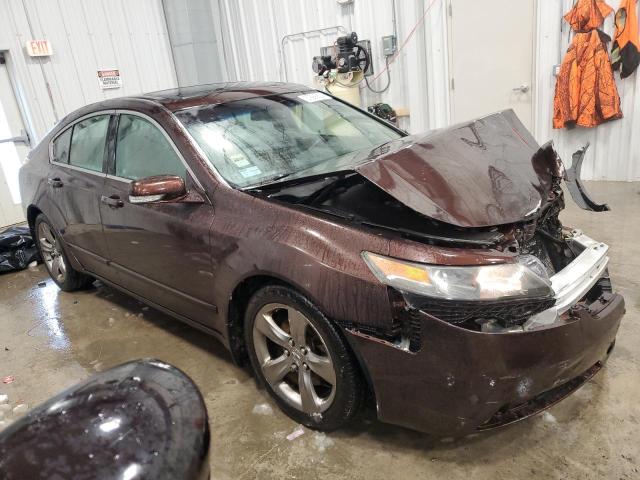 19UUA9F50CA000201 - 2012 ACURA TL BURGUNDY photo 4