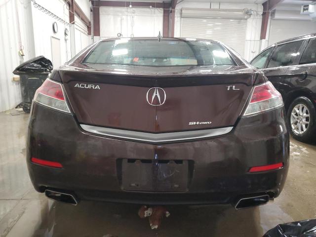 19UUA9F50CA000201 - 2012 ACURA TL BURGUNDY photo 6