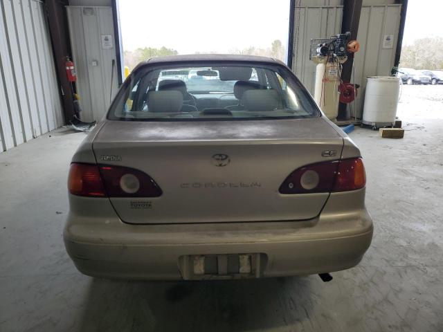 1NXBR12E62Z566250 - 2002 TOYOTA COROLLA CE BEIGE photo 6