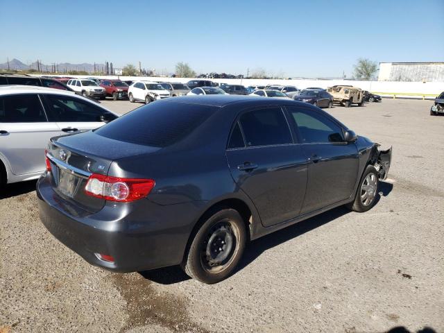 2T1BU4EE4DC091343 - 2013 TOYOTA COROLLA BASE CHARCOAL photo 3