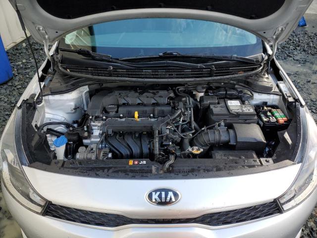 3KPA24AD7LE307782 - 2020 KIA RIO LX SILVER photo 11