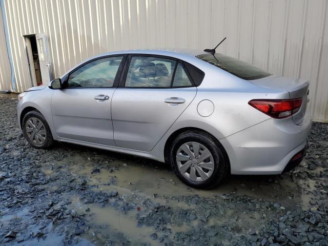 3KPA24AD7LE307782 - 2020 KIA RIO LX SILVER photo 2