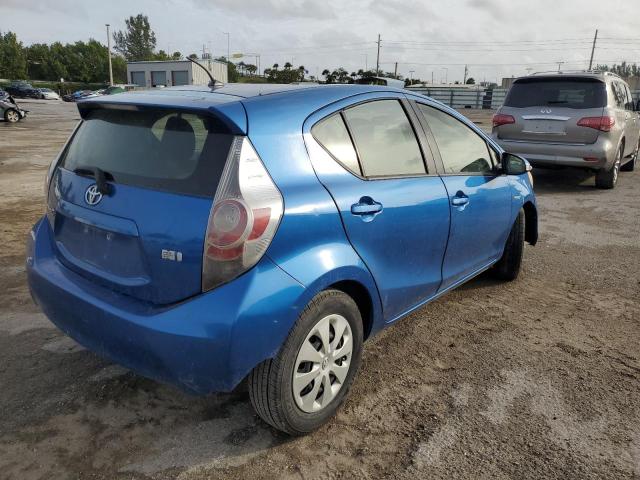 JTDKDTB39E1066876 - 2014 TOYOTA PRIUS C BLUE photo 3