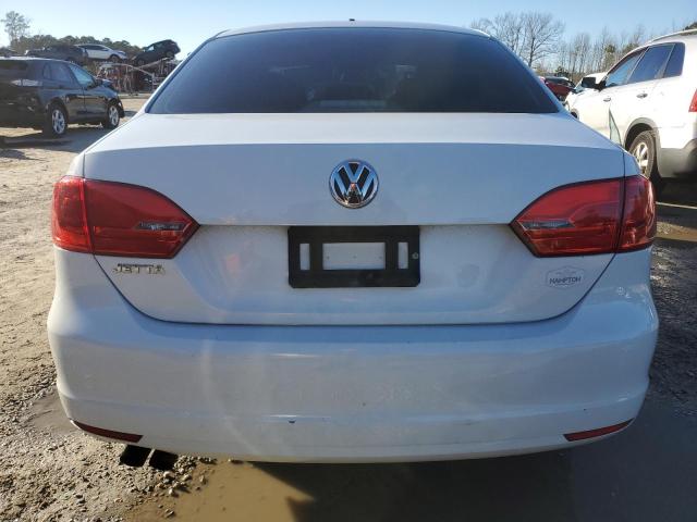 3VW2K7AJ0EM329026 - 2014 VOLKSWAGEN JETTA BASE WHITE photo 6