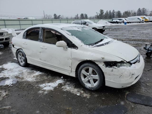 1HGFA16818L068619 - 2008 HONDA CIVIC EX WHITE photo 4