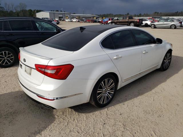 KNALN4D79E5137913 - 2014 KIA CADENZA PREMIUM WHITE photo 3