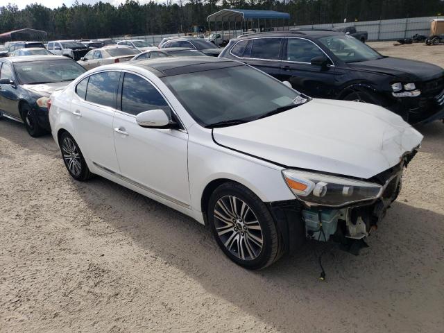 KNALN4D79E5137913 - 2014 KIA CADENZA PREMIUM WHITE photo 4