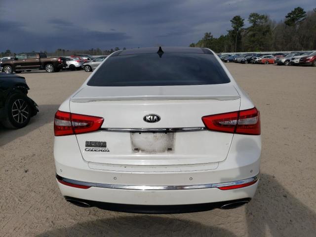 KNALN4D79E5137913 - 2014 KIA CADENZA PREMIUM WHITE photo 6