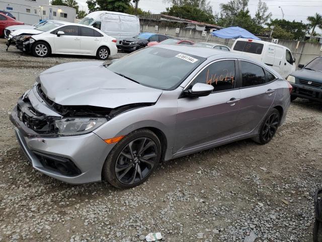 19XFC2F80LE203914 - 2020 HONDA CIVIC SPORT SILVER photo 1