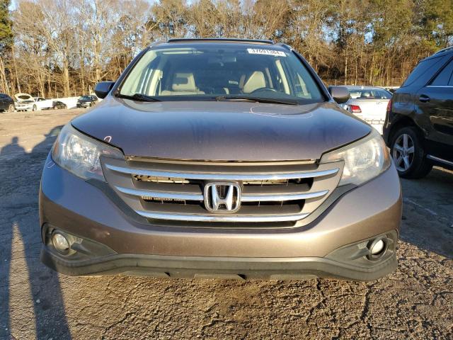 5J6RM3H77DL007640 - 2013 HONDA CR-V EXL GRAY photo 5