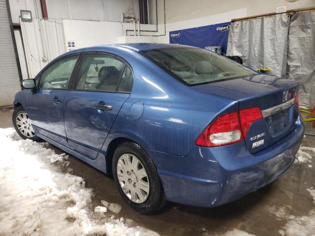 19XFA1F38AE023100 - 2010 HONDA CIVIC VP BLUE photo 2