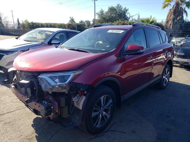 2T3WFREV2JW432653 - 2018 TOYOTA RAV4 ADVENTURE RED photo 1