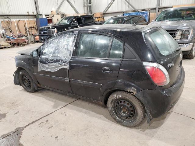 KNADH5B39B6835414 - 2011 KIA RIO BASE BLACK photo 2