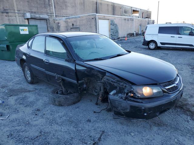 2G1WF55K659309087 - 2005 CHEVROLET IMPALA BLACK photo 4