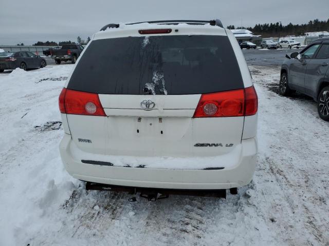 5TDZK23C58S170575 - 2008 TOYOTA SIENNA CE WHITE photo 6