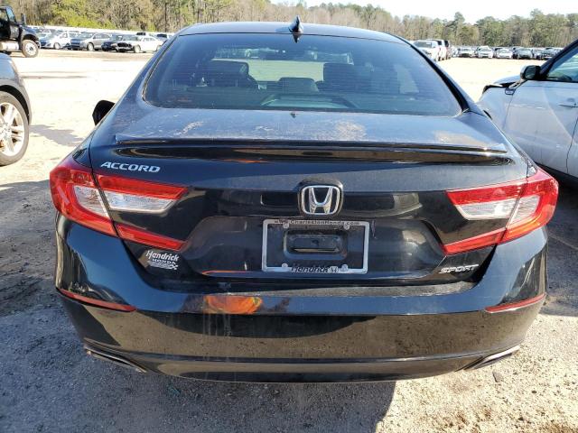 1HGCV1F3XMA022398 - 2021 HONDA ACCORD SPORT BLACK photo 6