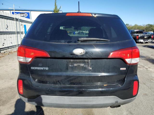 5XYKT3A63EG503835 - 2014 KIA SORENTO LX BLACK photo 6