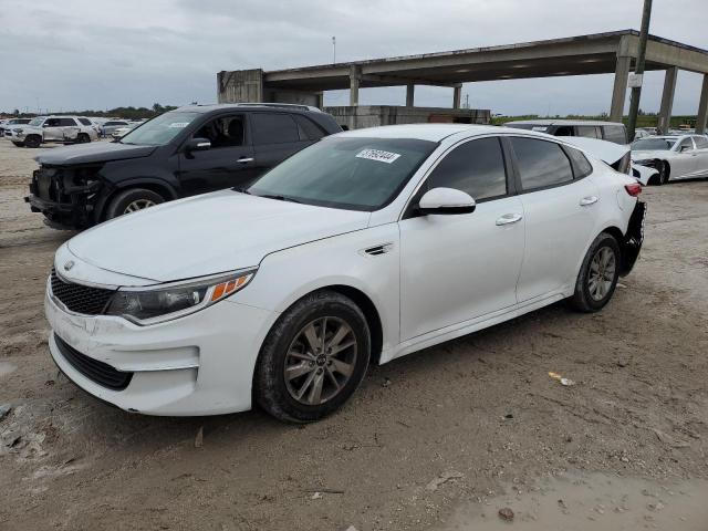 5XXGT4L33JG239500 - 2018 KIA OPTIMA LX WHITE photo 1