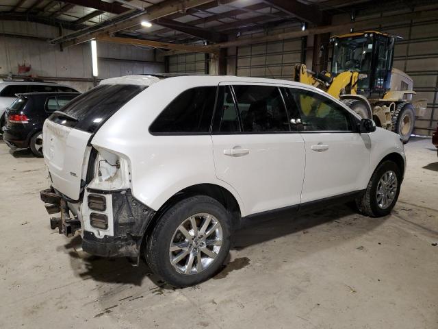 2FMDK3JC9CBA33356 - 2012 FORD EDGE SEL WHITE photo 3