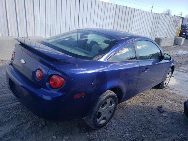 1G1AK15F377376946 - 2007 CHEVROLET COBALT LS BLUE photo 3