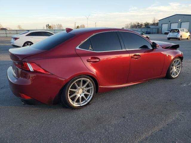 JTHBF1D2XE5009855 - 2014 LEXUS IS 250 RED photo 3