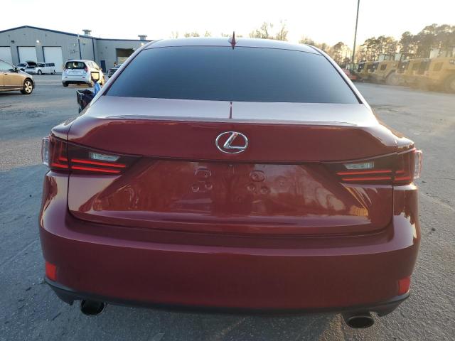 JTHBF1D2XE5009855 - 2014 LEXUS IS 250 RED photo 6