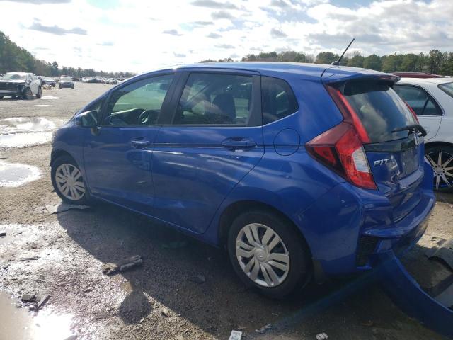 3HGGK5H55FM718267 - 2015 HONDA FIT LX BLUE photo 2