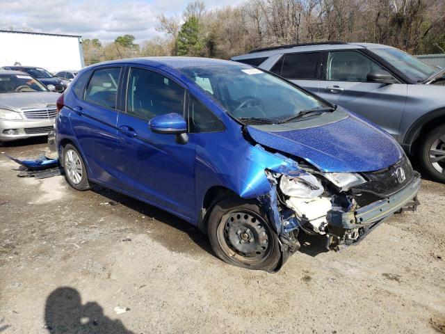 3HGGK5H55FM718267 - 2015 HONDA FIT LX BLUE photo 4