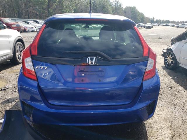 3HGGK5H55FM718267 - 2015 HONDA FIT LX BLUE photo 6