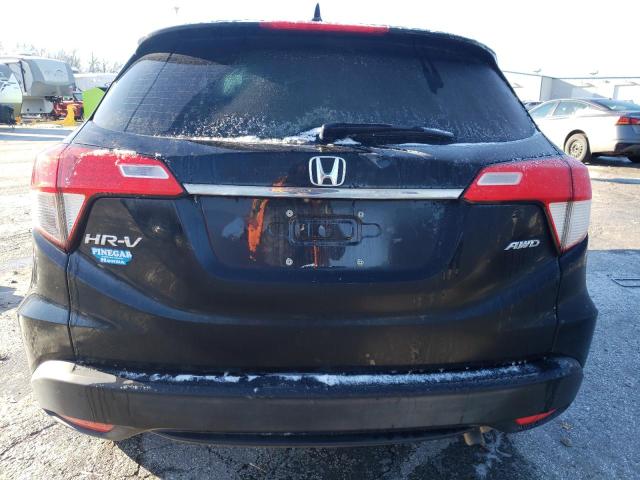 3CZRU6H32LG702229 - 2020 HONDA HR-V LX BLACK photo 6