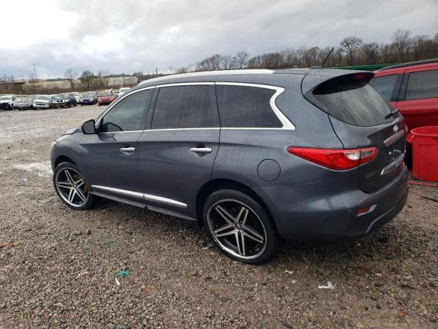 5N1AL0MM7DC327021 - 2013 INFINITI JX35 GRAY photo 2