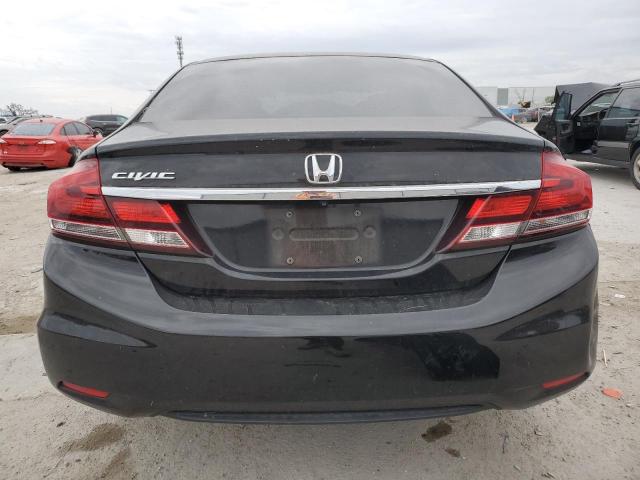 19XFB2F55FE103370 - 2015 HONDA CIVIC LX BLACK photo 6