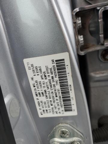 1HGCP2F80BA114791 - 2011 HONDA ACCORD EXL SILVER photo 12