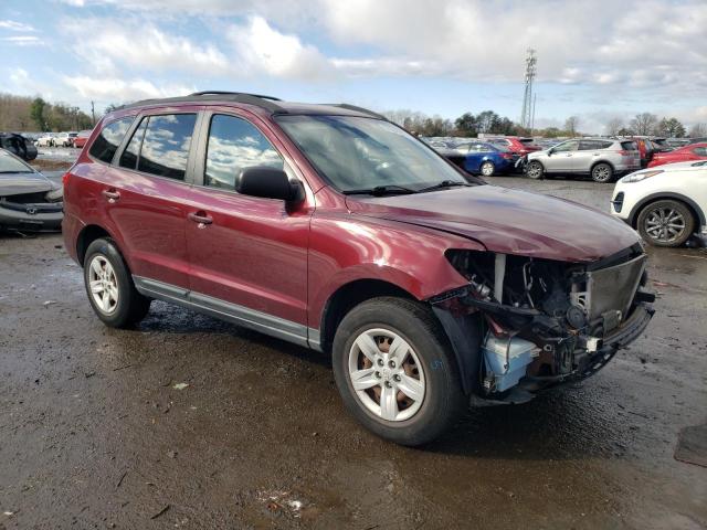 5NMSG13D19H300264 - 2009 HYUNDAI SANTA FE GLS BURGUNDY photo 4