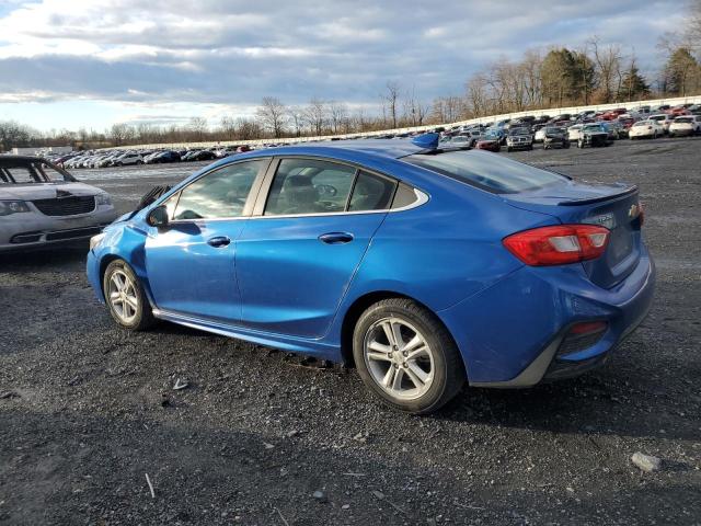 1G1BD5SM0H7196415 - 2017 CHEVROLET CRUZE LT BLUE photo 2