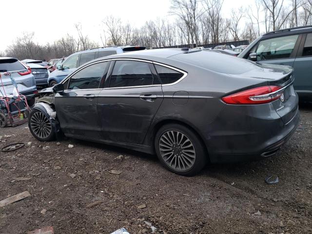 3FA6P0T91HR248193 - 2017 FORD FUSION SE GRAY photo 2