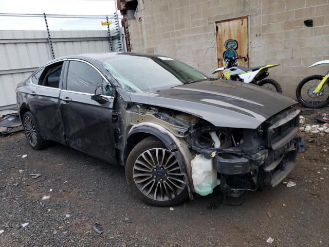 3FA6P0T91HR248193 - 2017 FORD FUSION SE GRAY photo 4