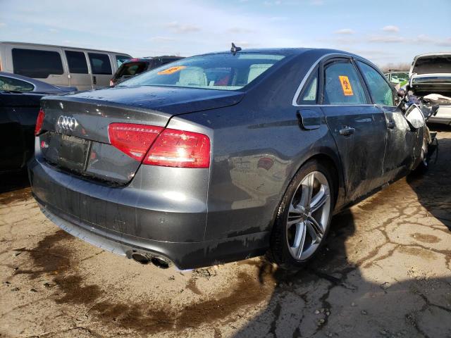 WAUD2AFD0EN005735 - 2014 AUDI S8 QUATTRO GRAY photo 4