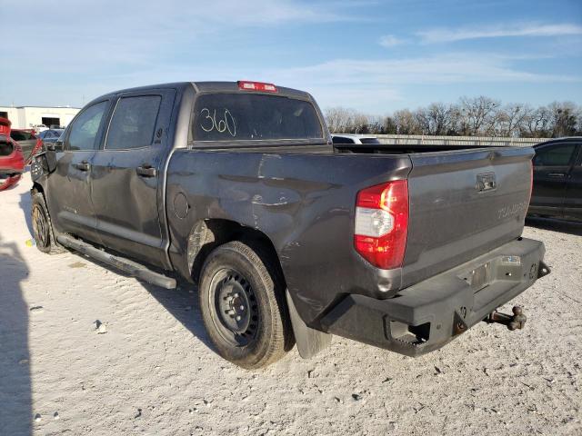 5TFEY5F16EX160782 - 2014 TOYOTA TUNDRA CREWMAX SR5 GRAY photo 2