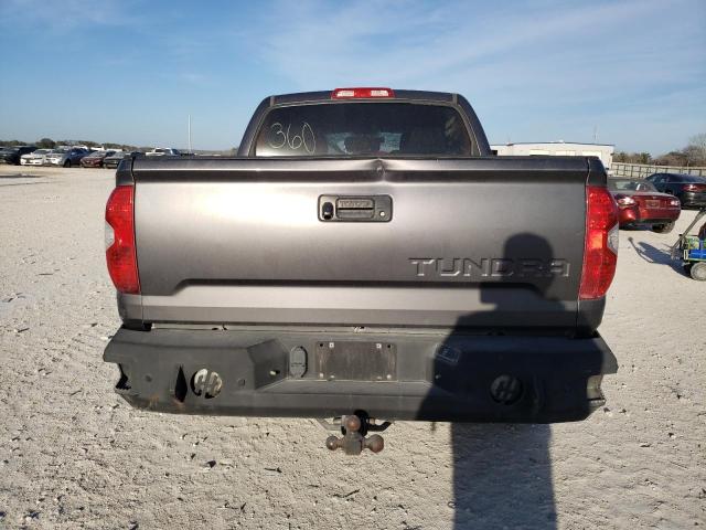 5TFEY5F16EX160782 - 2014 TOYOTA TUNDRA CREWMAX SR5 GRAY photo 6