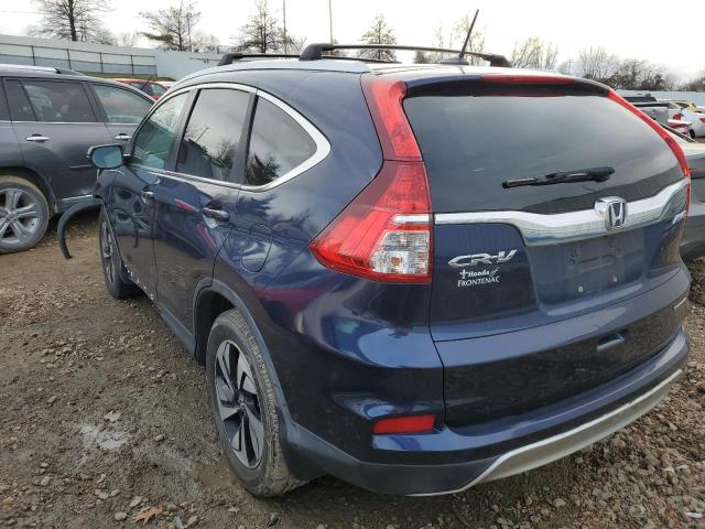 5J6RM4H94GL002505 - 2016 HONDA CR-V TOURING BLUE photo 2