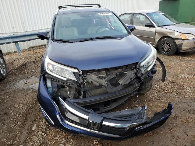 5J6RM4H94GL002505 - 2016 HONDA CR-V TOURING BLUE photo 5