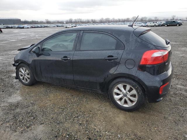 KNADN5A33G6687911 - 2016 KIA RIO EX BLACK photo 2